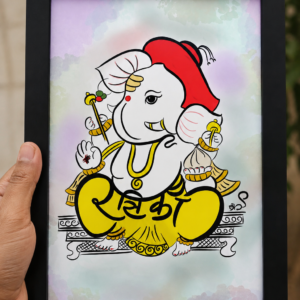 Rasika Name - Akshar Ganesha Art