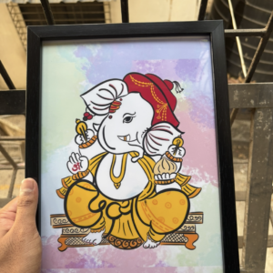 Divya Name - Akshar Ganesha Art