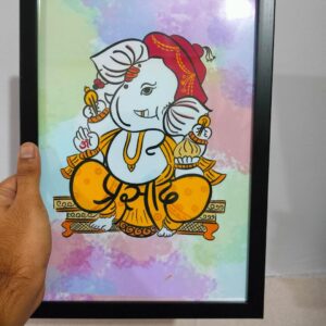 Prasad Name - Akshar Ganesha Art