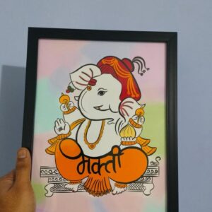 Bhakti Name - Akshar Ganesha Art