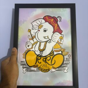 Rinku Name - Akshar Ganesha Art