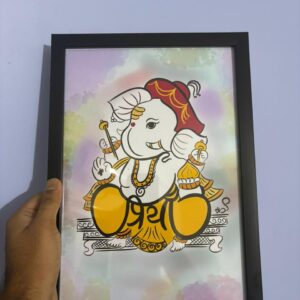 Priya Name - Akshar Ganesha Art