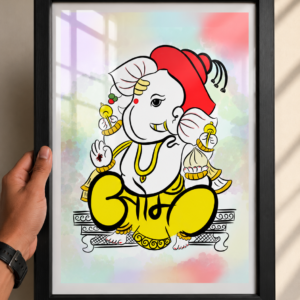 Om Name - Akshar Ganesha Art