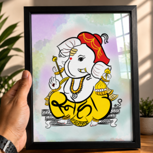 Sneha Name - Akshar Ganesha Art